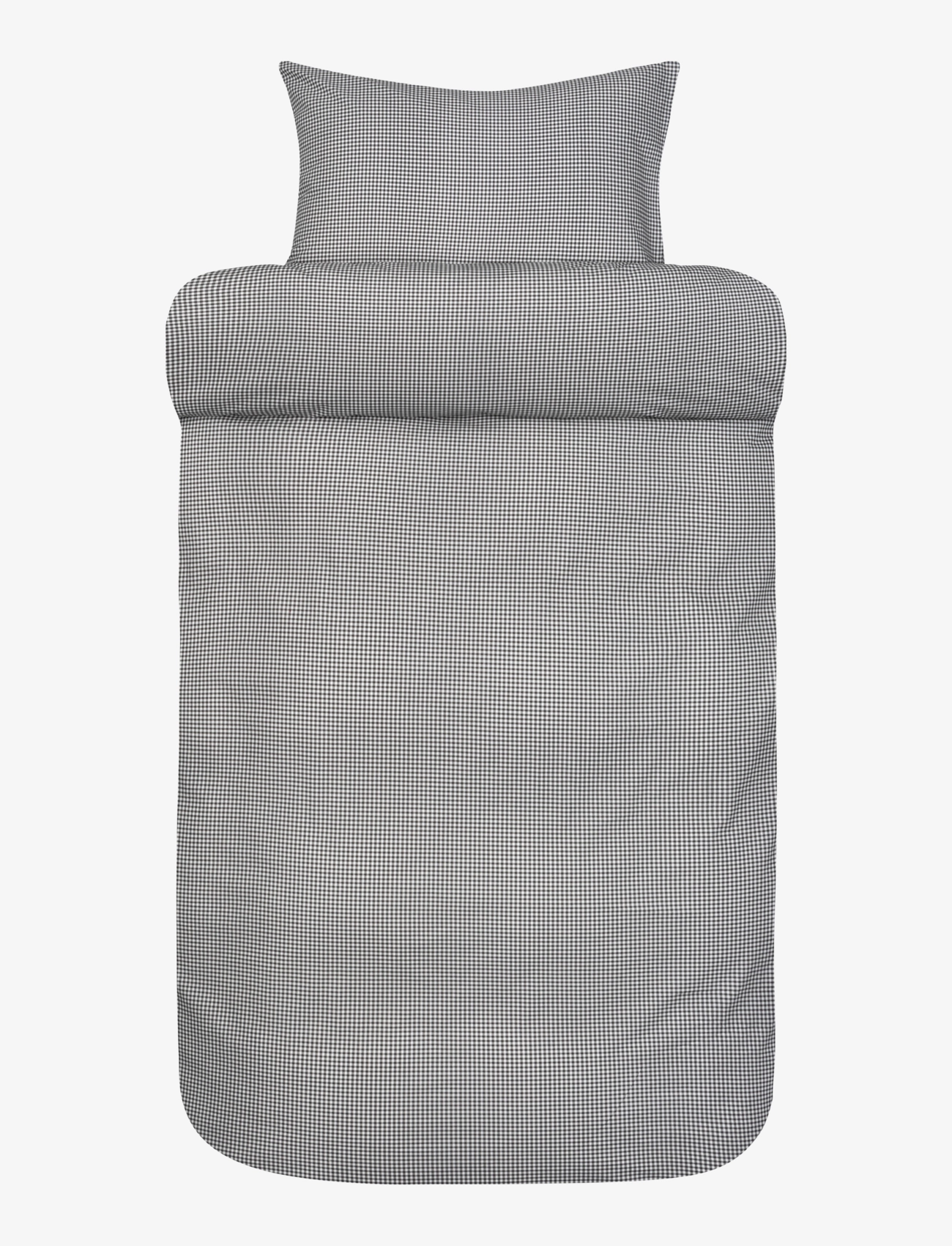 Høie of Scandinavia  Frans Cotton bed set - Soveværelsestekstiler - MUTED BLACK / grey