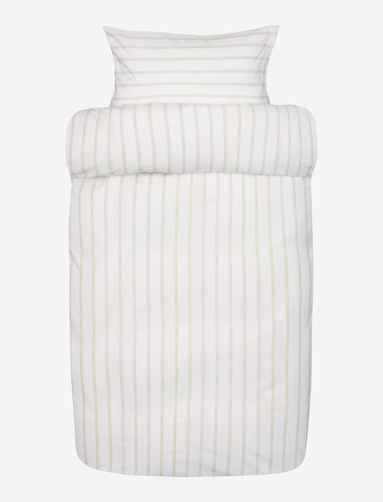 Høie of Scandinavia  - Eilert Seersucker bed set - bettwäsche-set - beige - 0