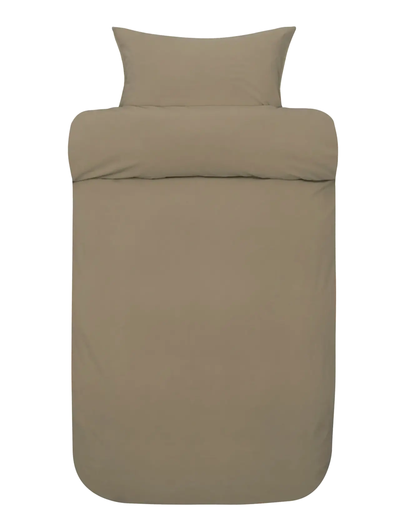 Høie of Scandinavia  Frøya Stonewashed Bed set - Pillow cases - OLIVE GREEN / beige