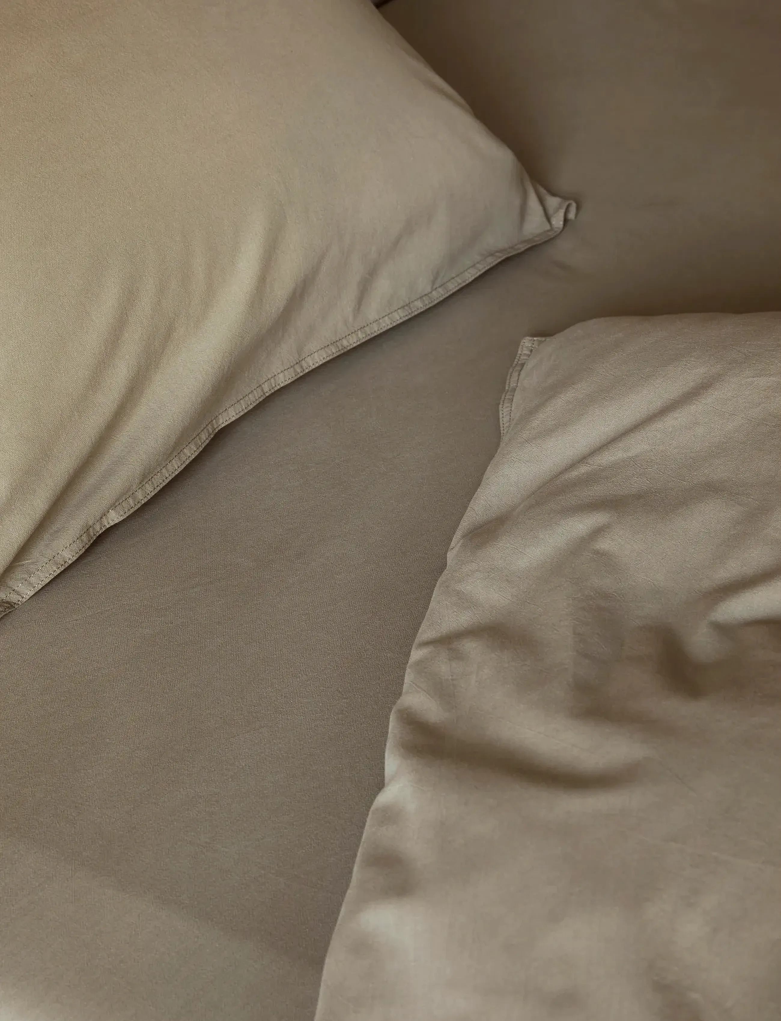 Høie of Scandinavia  - Frøya Stonewashed Bed set - bed sets - olive green - 2