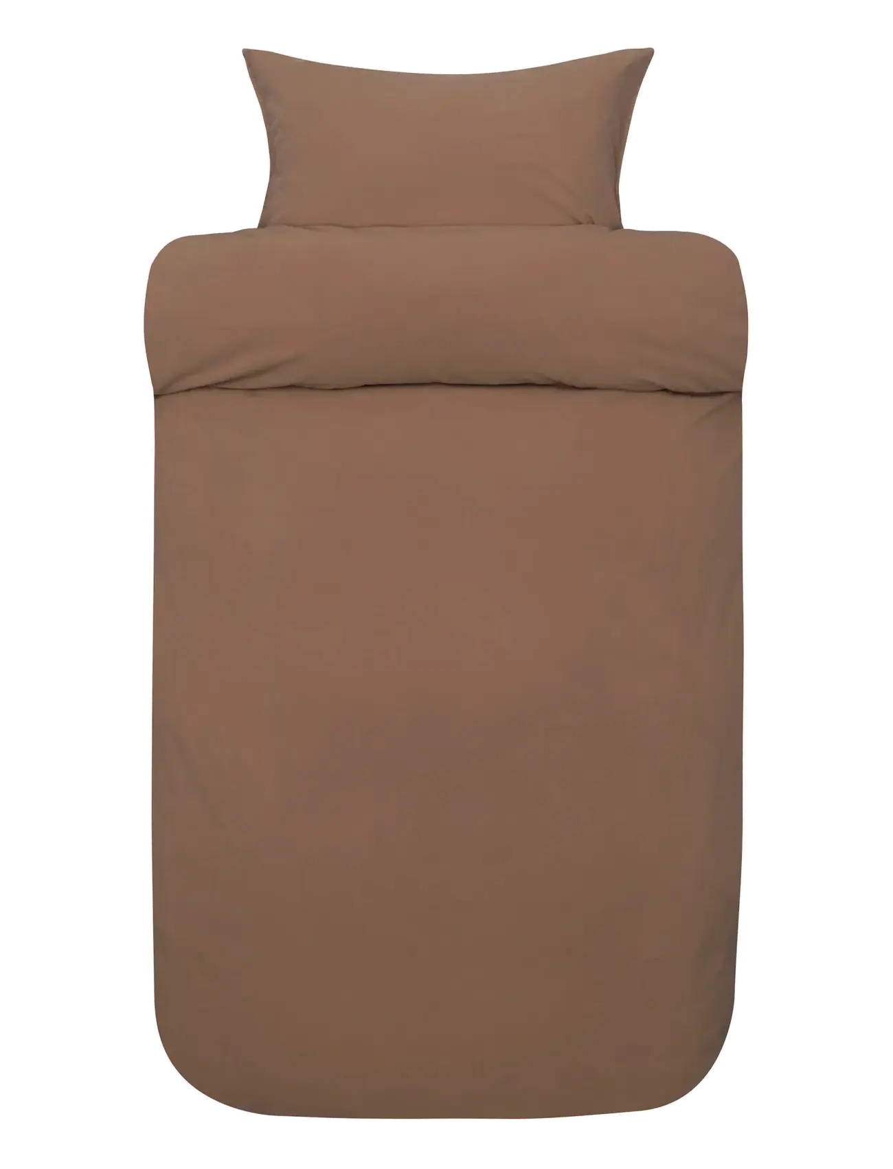 Frøya Stonewashed Bed set - CARAMEL BROWN