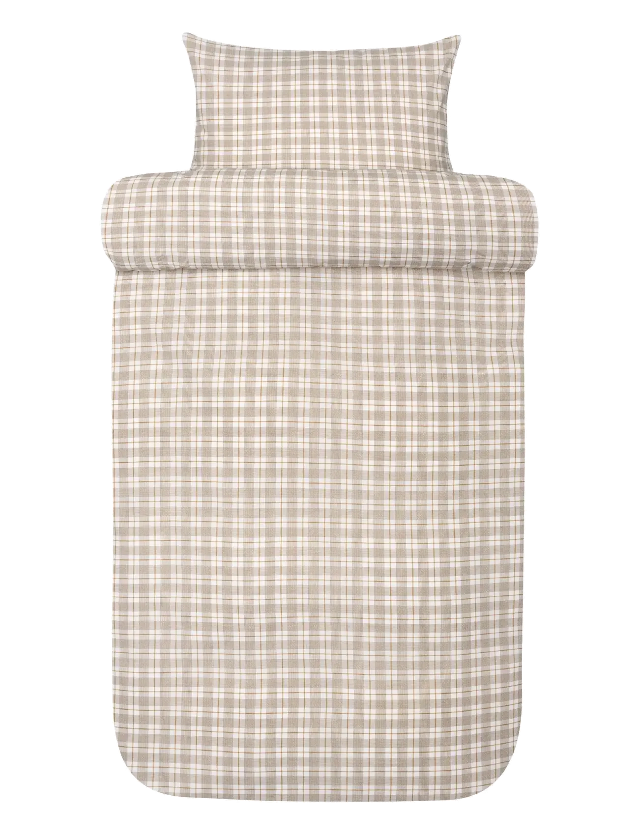 Høie of Scandinavia  Kyrre sæt dæmpet grøn XL - Sengesæt - BEIGE / beige