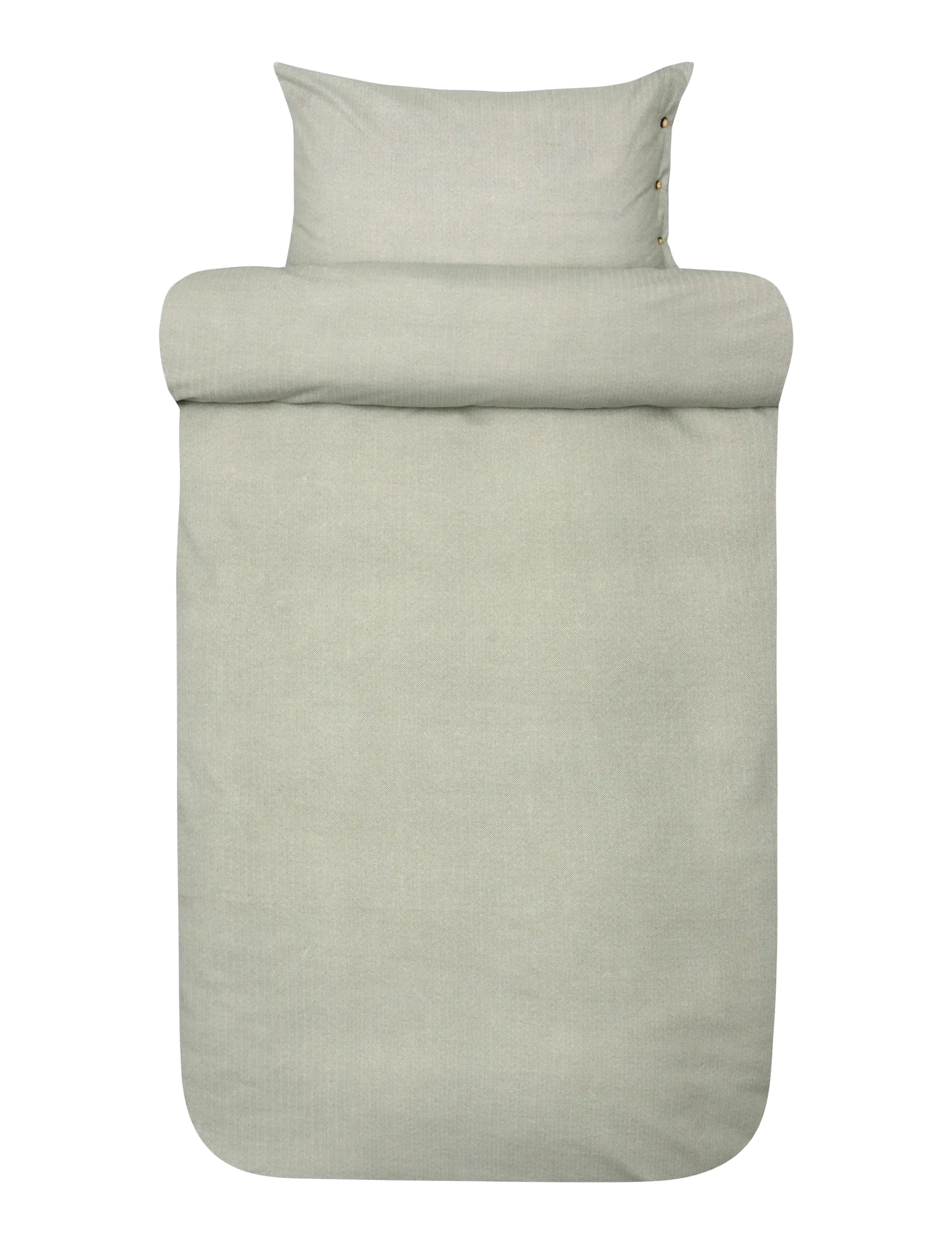 Høie of Scandinavia  Balder sett dempet grønn N - Bettwäsche - MUTED GREEN / beige