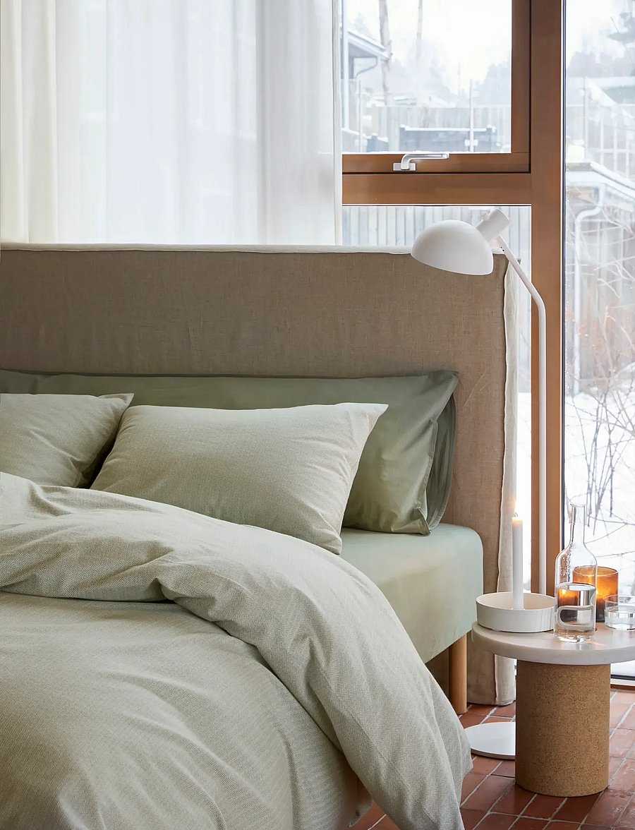 Høie of Scandinavia - Balder sett dempet grønn N XL - gultas veļas komplekti - muted green - 0