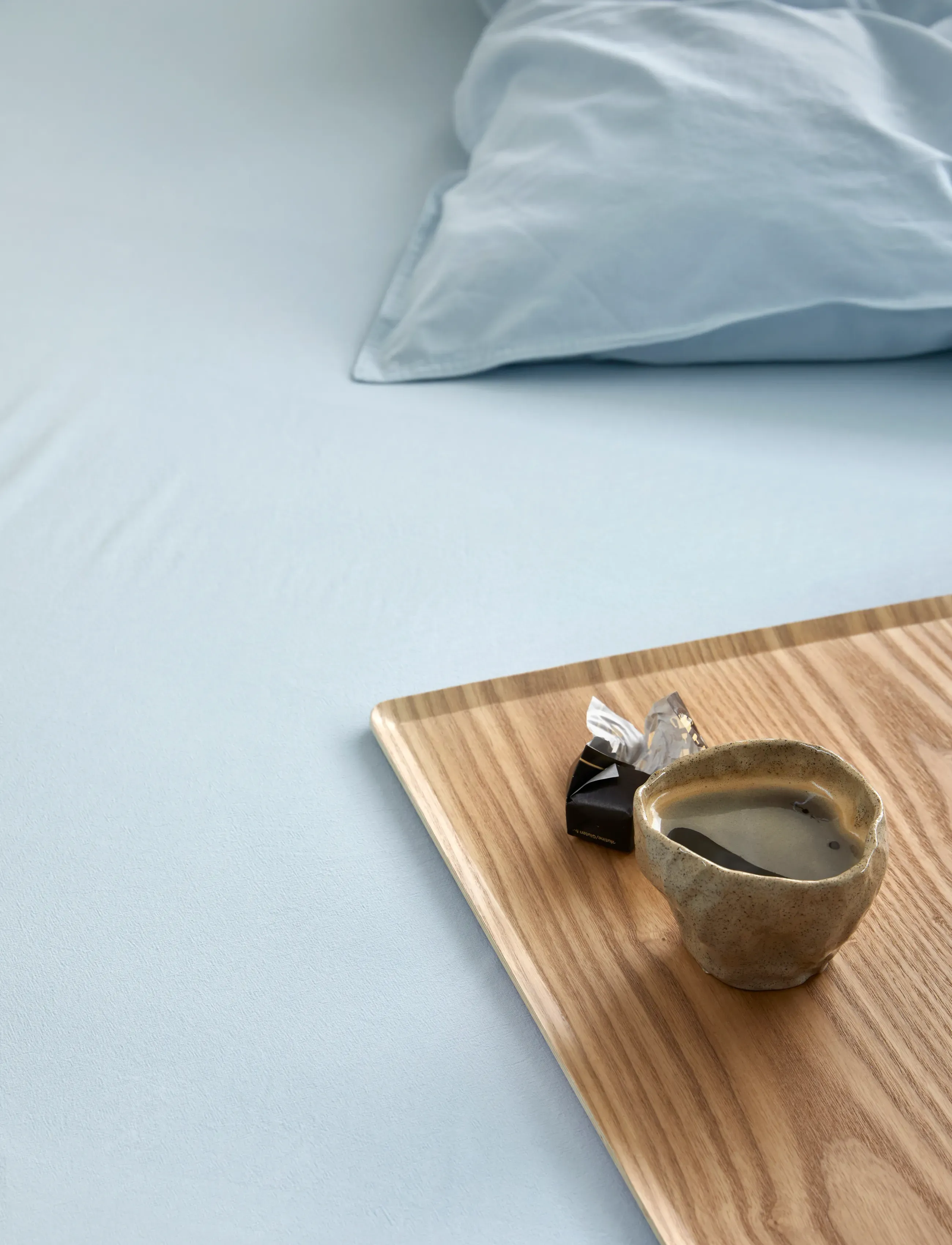 Høie of Scandinavia  - Frøya Stonewashed, Organic cotton bed set - bed sets - muted blue - 3