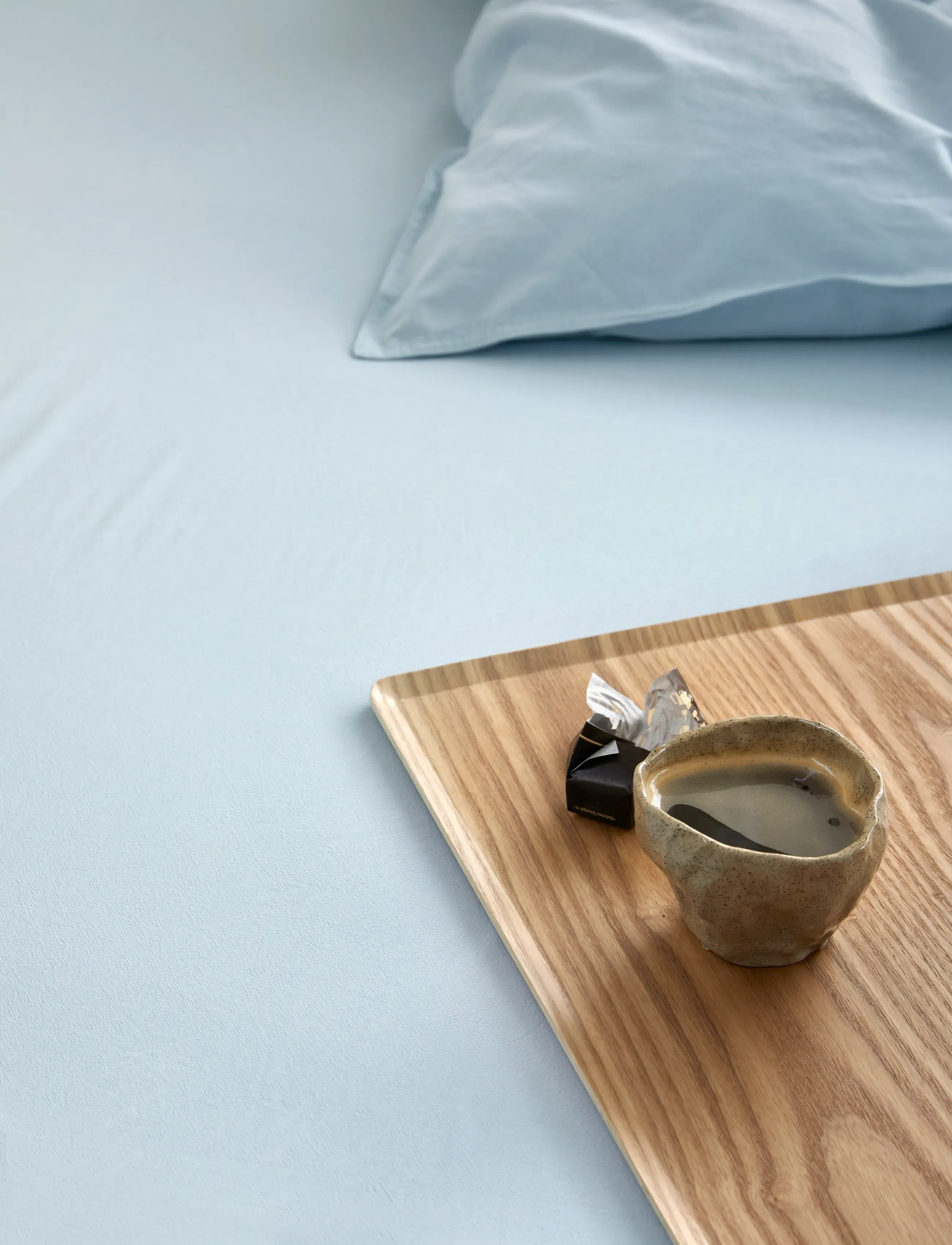 Høie of Scandinavia  - Frøya Stonewashed, Organic cotton bed set - bed sets - muted blue - 3