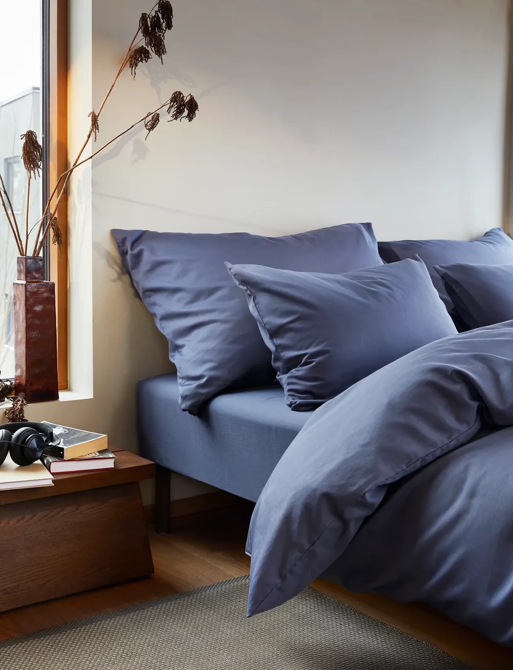 Høie of Scandinavia - Harmoni putetrekk denimblå - nach preis einkaufen - denim blue - 2