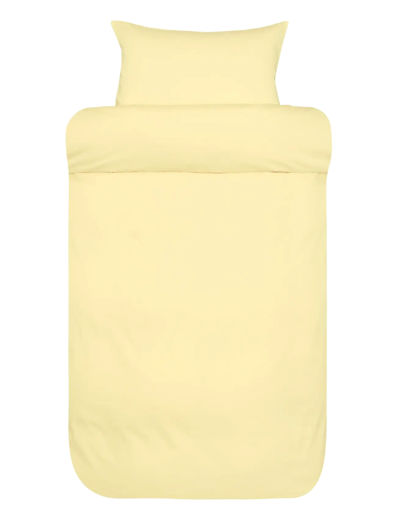 Høie of Scandinavia  Harmoni Stonewashed Sateen bed set - Soveromstekstiler - LIGHT YELLOW / yellow