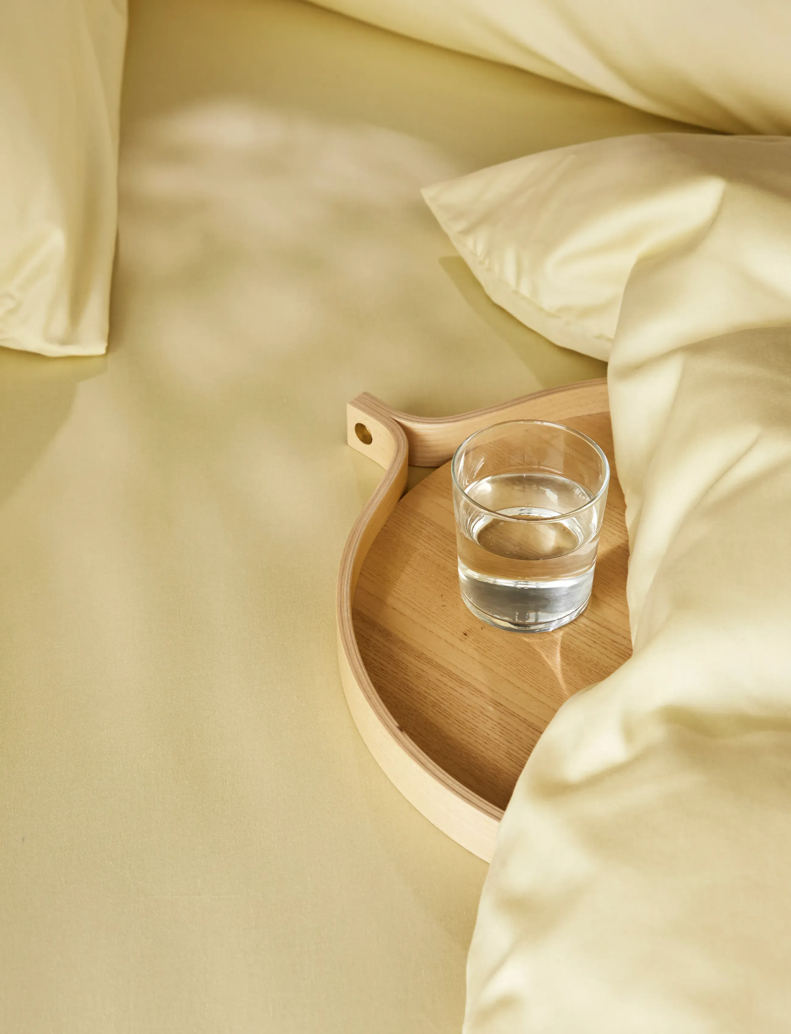 Høie of Scandinavia  - Harmoni Stonewashed Sateen bed set - bed sets - light yellow - 3