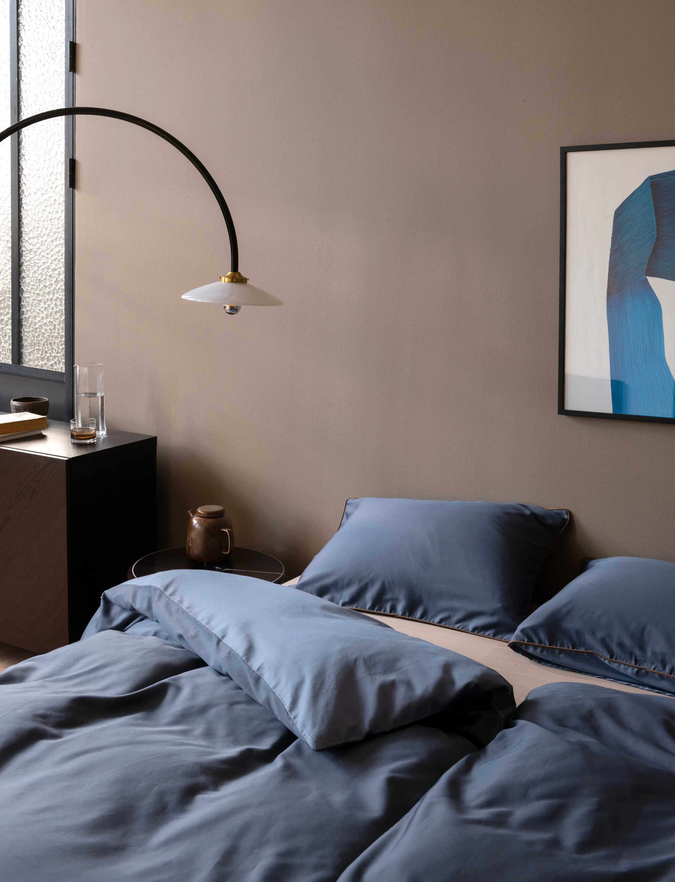 Høie of Scandinavia  - Oslo sett mørkeblå DK - bed sets - dark blue - 0