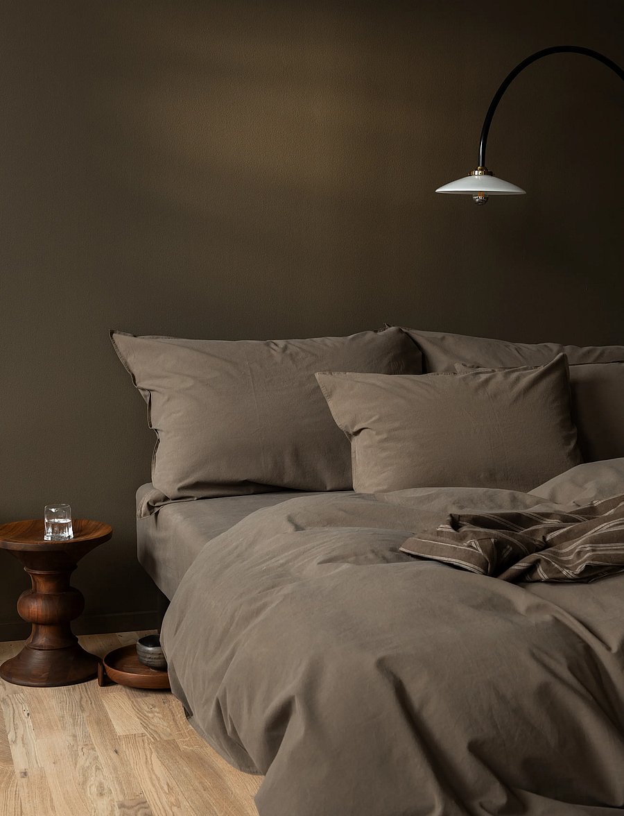 Høie of Scandinavia - Frøya putetrekk sjokoladebrun - padjapüürid - chocolate brown - 0