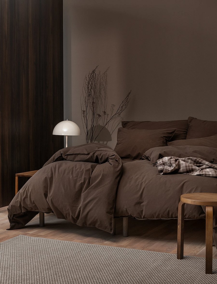 Høie of Scandinavia - Frøya set mörk brun SE - gultas veļas komplekti - dark brown - 0