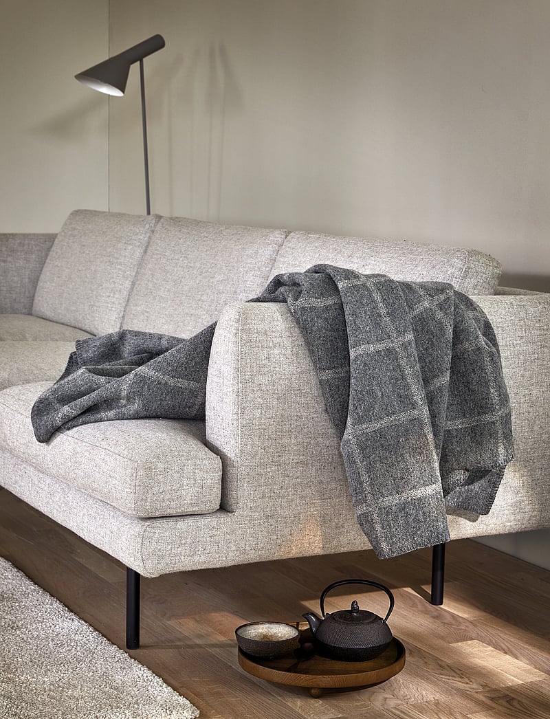 Høie of Scandinavia - Oppdal norsk ullpläid - köp efter pris - grey - 1