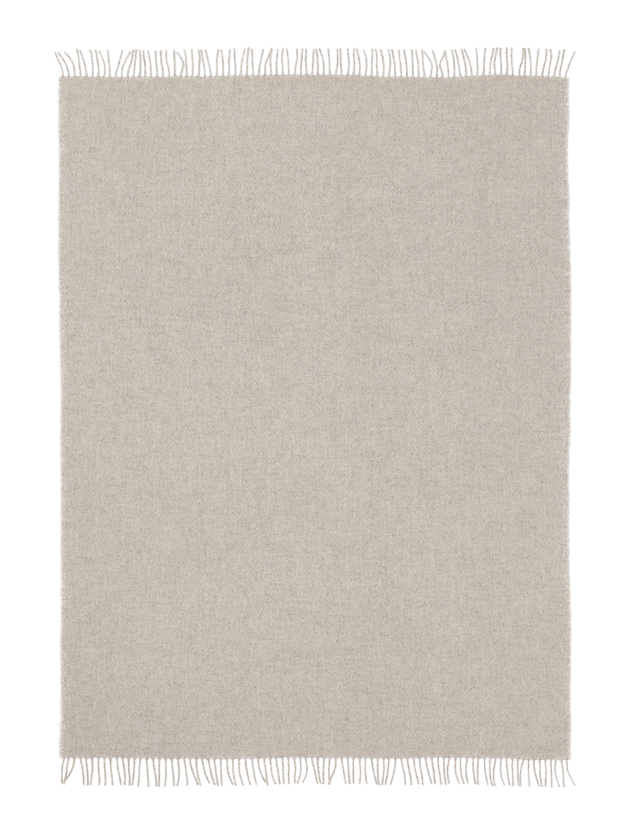 Høie of Scandinavia - Falketind pledd naturlig beige - tekid ja padjad - natural beige - 2