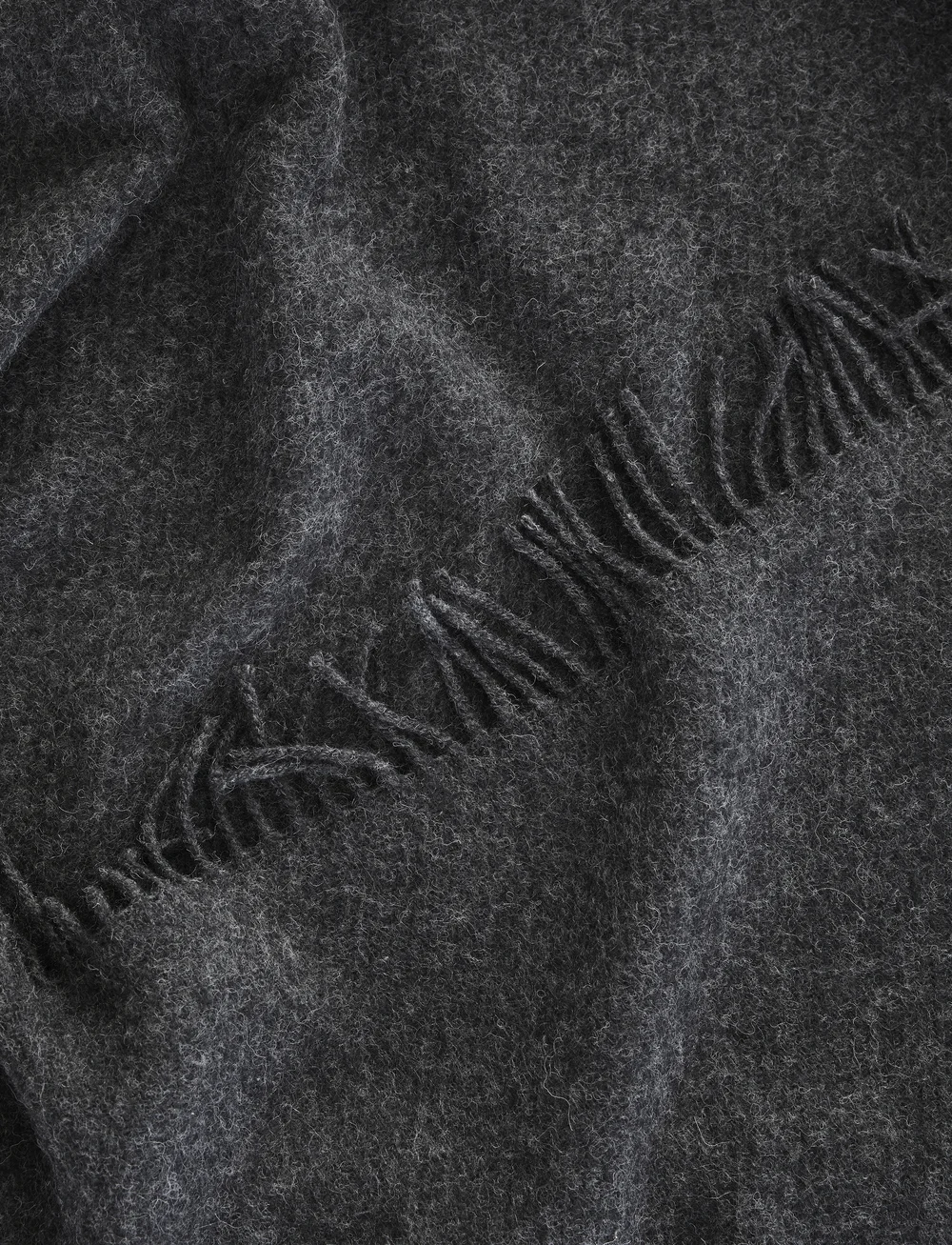 Høie of Scandinavia - Falketind wool blanket - osta hinna alusel - charcoal gray - 1
