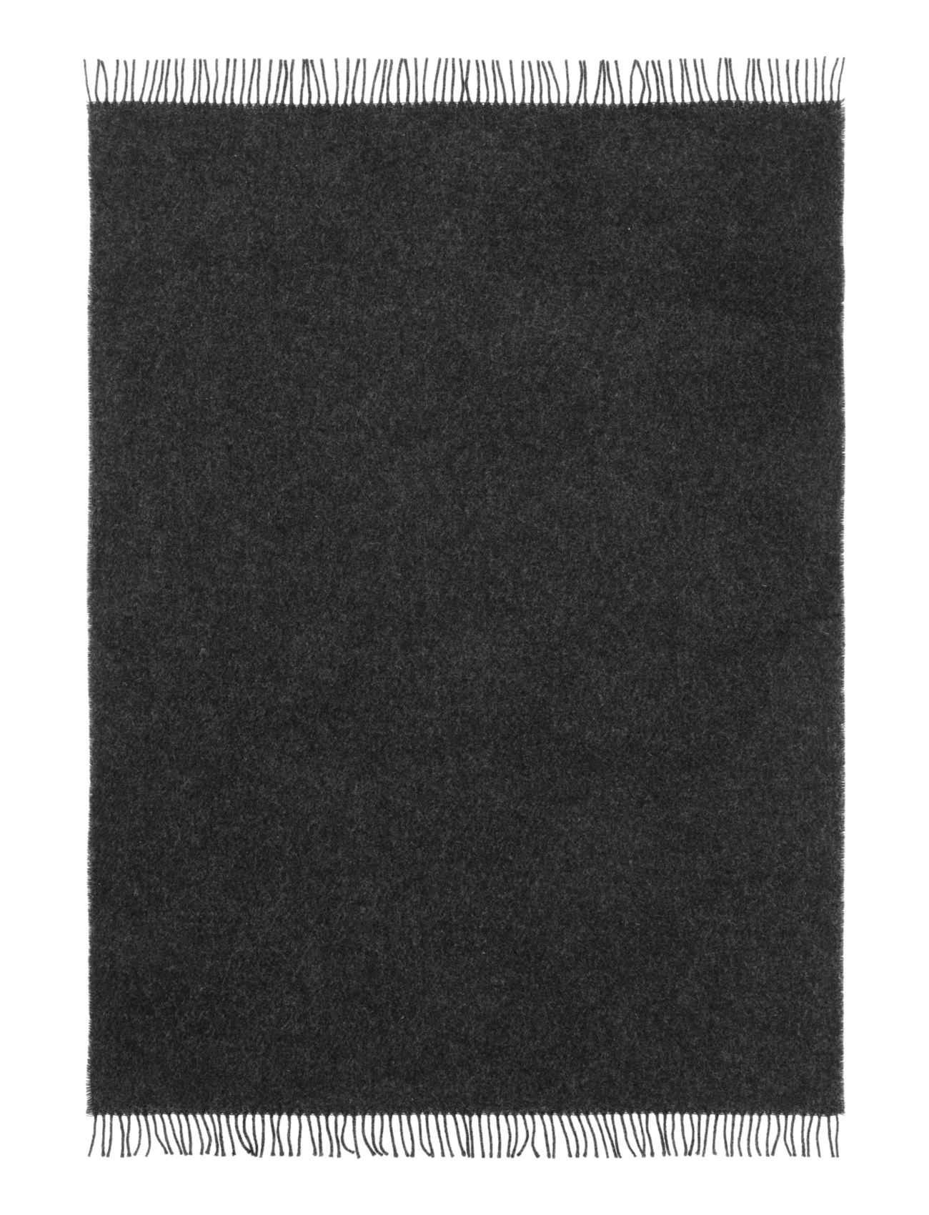 Høie of Scandinavia  - Falketind pledd koksgrå - charcoal gray - 1