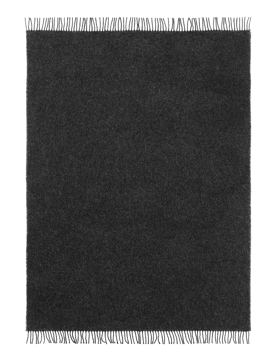Høie of Scandinavia - Falketind pledd koksgrå - charcoal gray - 1