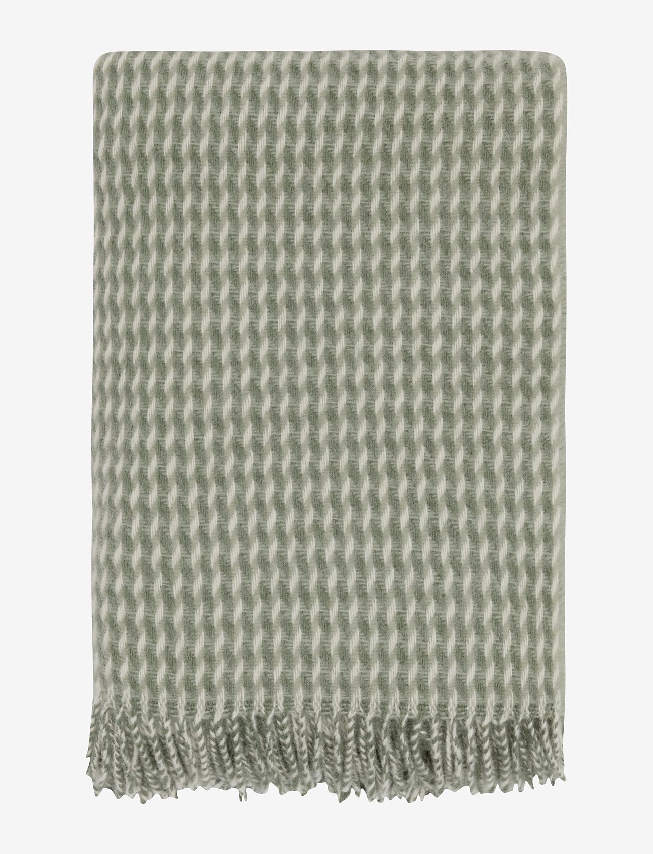 Høie of Scandinavia  - Teide pledd wool blanket - shop by price - green - 0