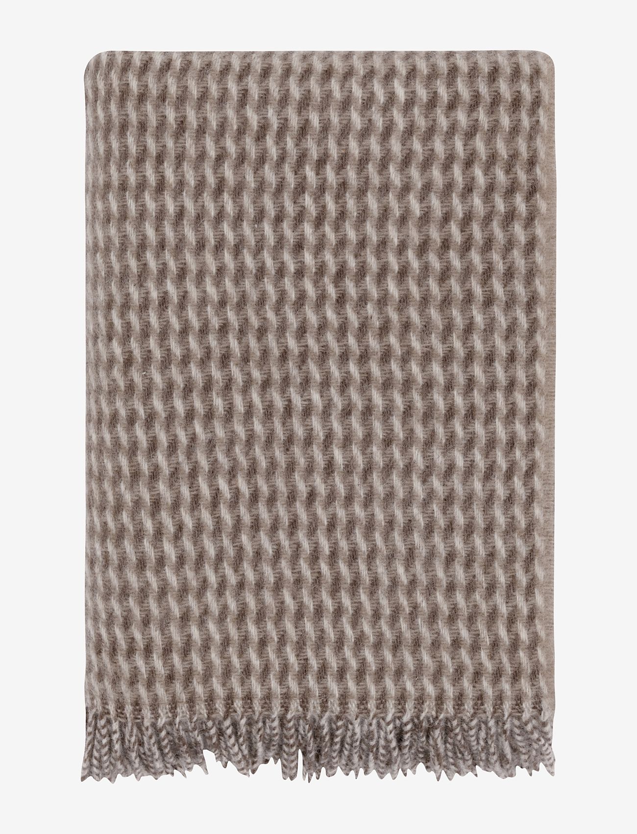 Høie of Scandinavia  - Teide pledd wool blanket - tekid ja katted - soft brown - 0