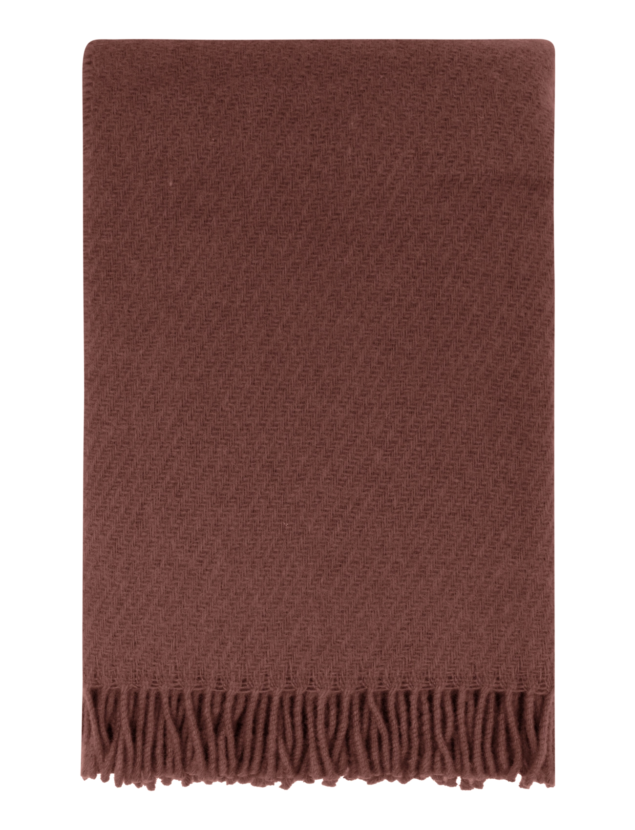 Høie of Scandinavia  Falketind pledd BURGUNDER - Textilien - RED BROWN / brown