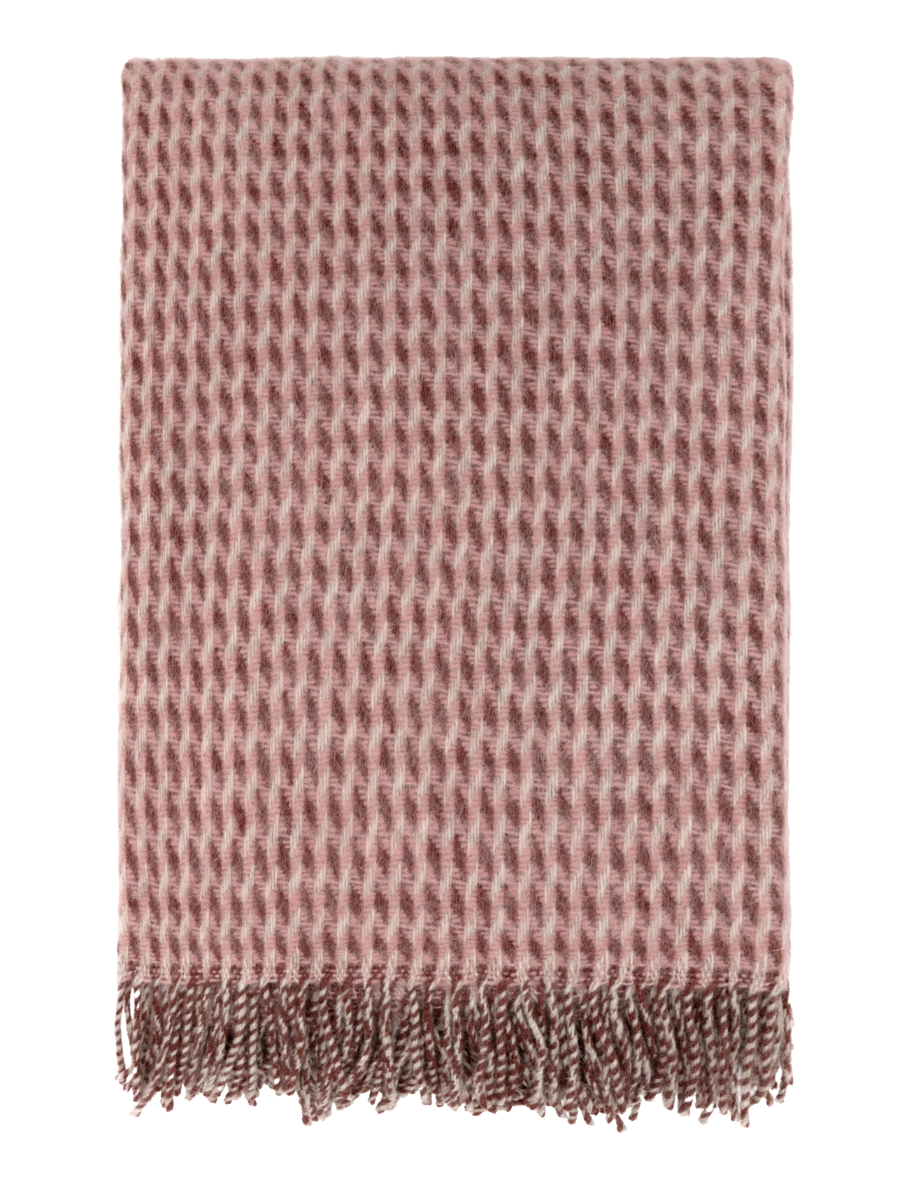 Høie of Scandinavia  Teide pledd BURGUNDER - Textilien - RED BROWN / red