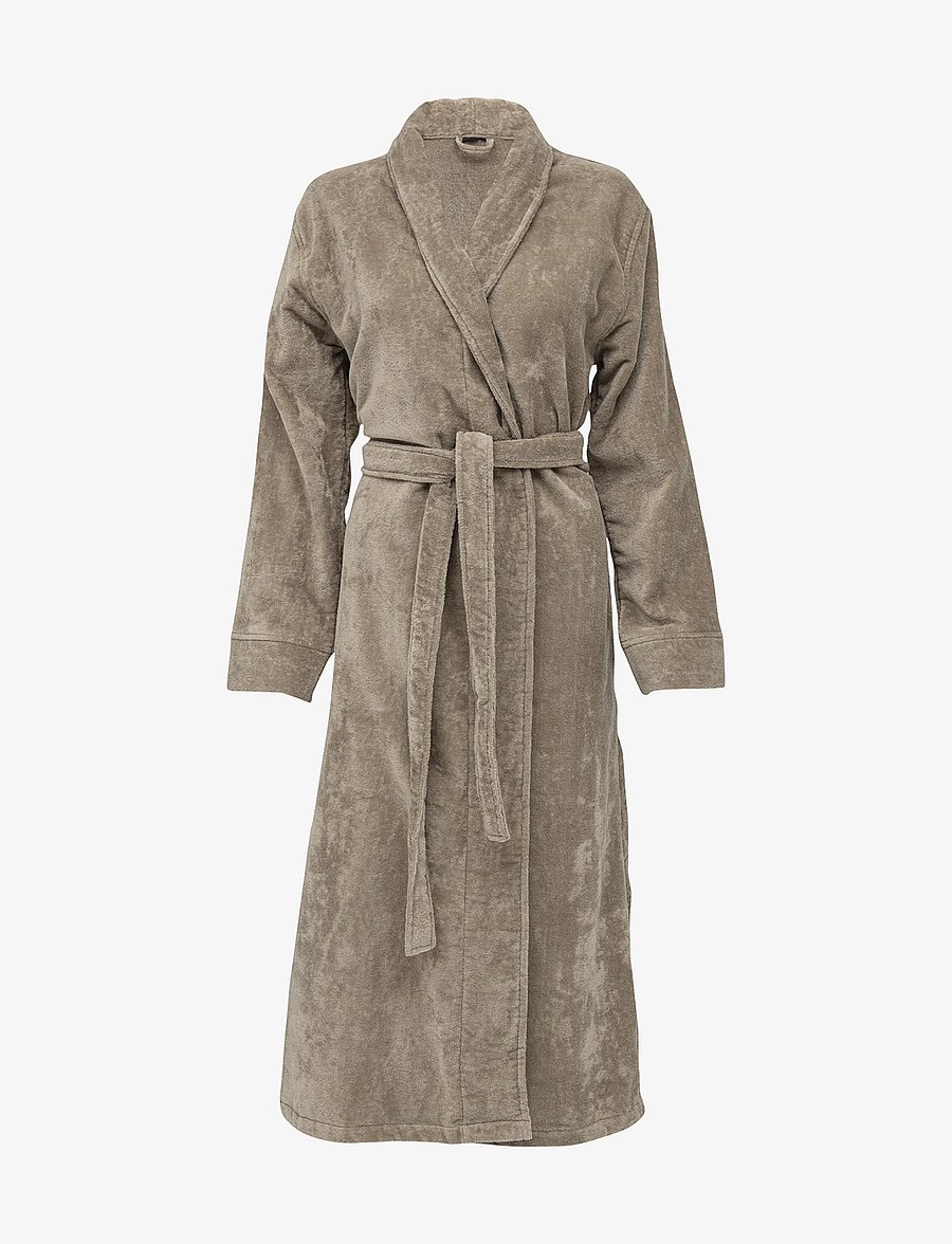 Høie of Scandinavia - Svanen terry velour robe - alltags-style - beige - 1