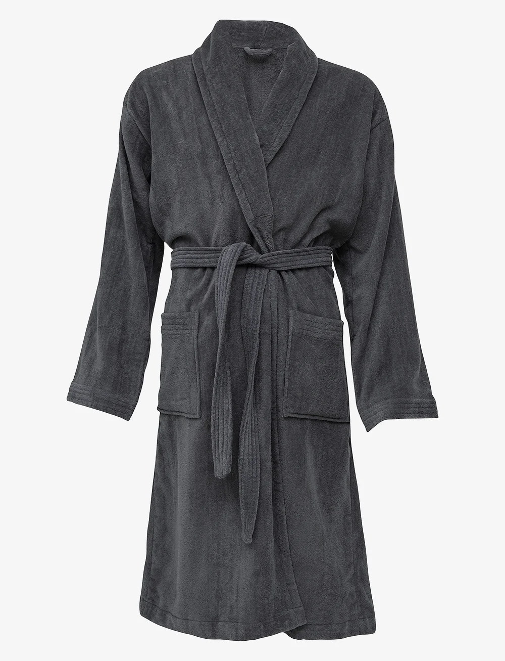 Høie of Scandinavia - Herkules terry velour robe - shop by price - steel grey - 0