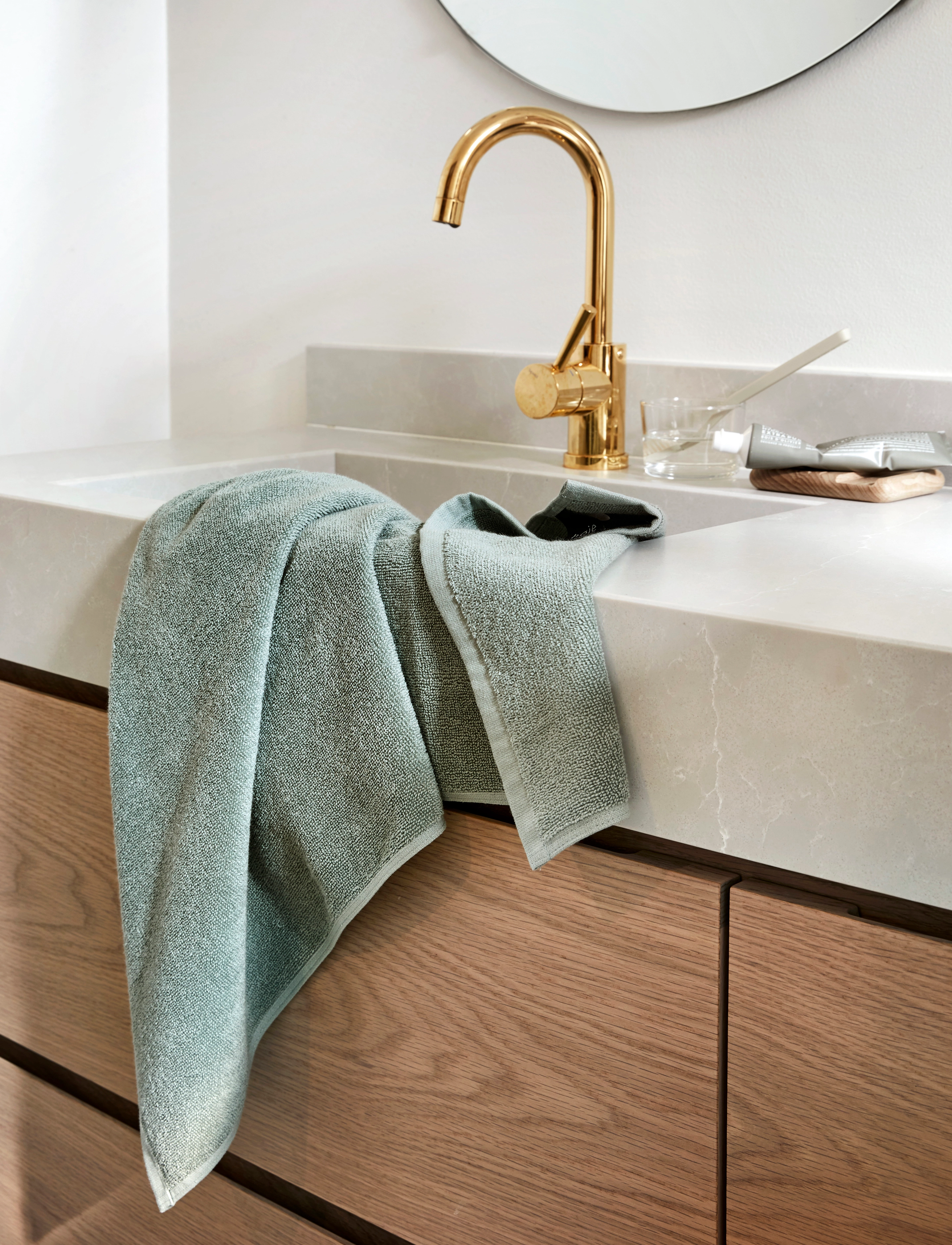 Høie of Scandinavia  - Everyday Cotton towel - laveste priser - aqua - 3