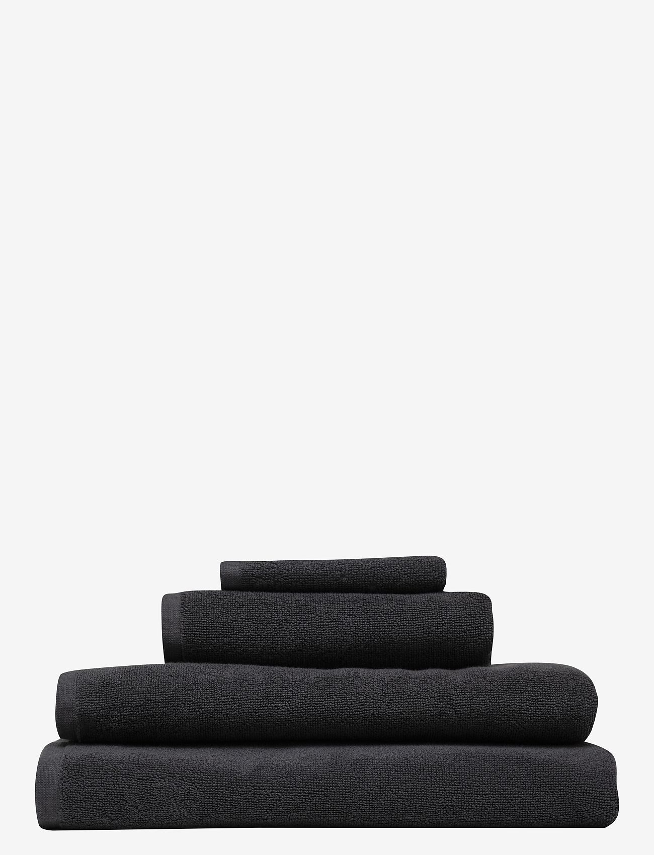 Høie of Scandinavia  - Everyday Cotton towel - gæstehåndklæder - anthracite - 0