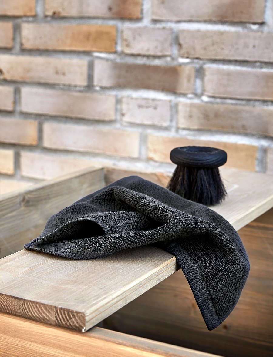 Høie of Scandinavia - Everyday Cotton towel - nach preis einkaufen - anthracite - 0