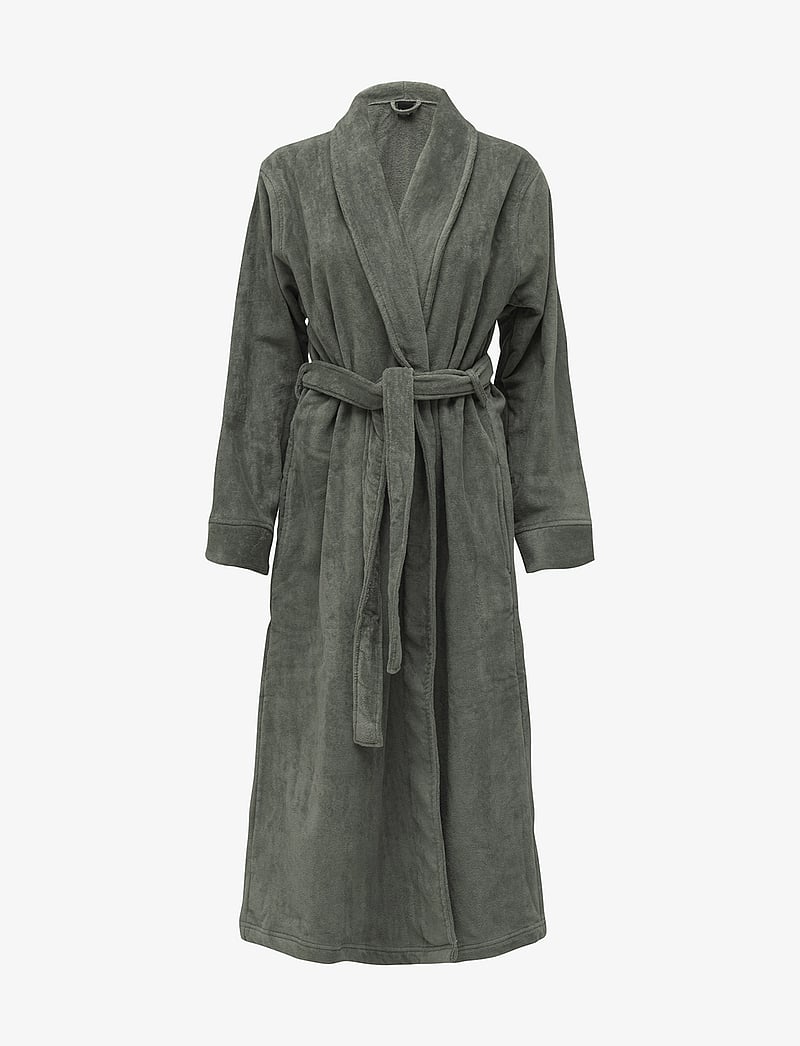 Høie of Scandinavia - Svanen terry velour robe - nach preis einkaufen - nordic green - 1