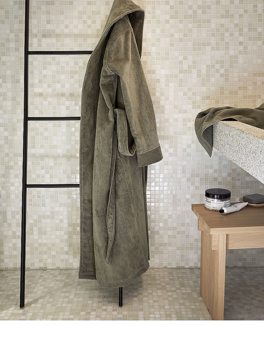 Høie of Scandinavia - Svanen terry velour robe - igapäevane stiil - nordic green - 4