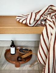 Høie of Scandinavia  - Everyday Stripe cotton towel - alhaisimmat hinnat - terracotta - 3