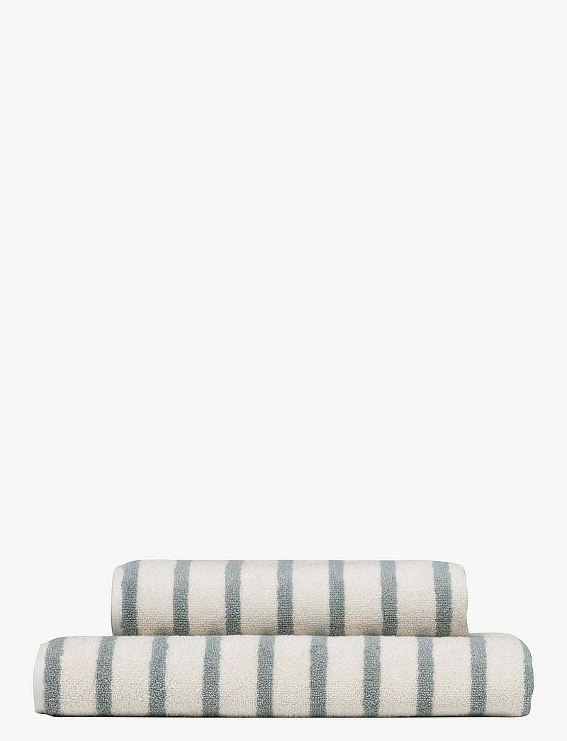 Høie of Scandinavia - Everyday Stripe cotton towel - saunalinad - aqua - 1