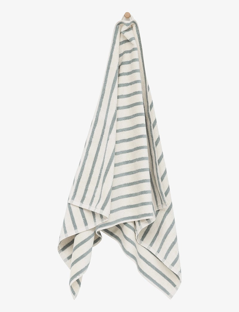 Høie of Scandinavia - Everyday Stripe cotton towel - saunalinad - aqua - 2