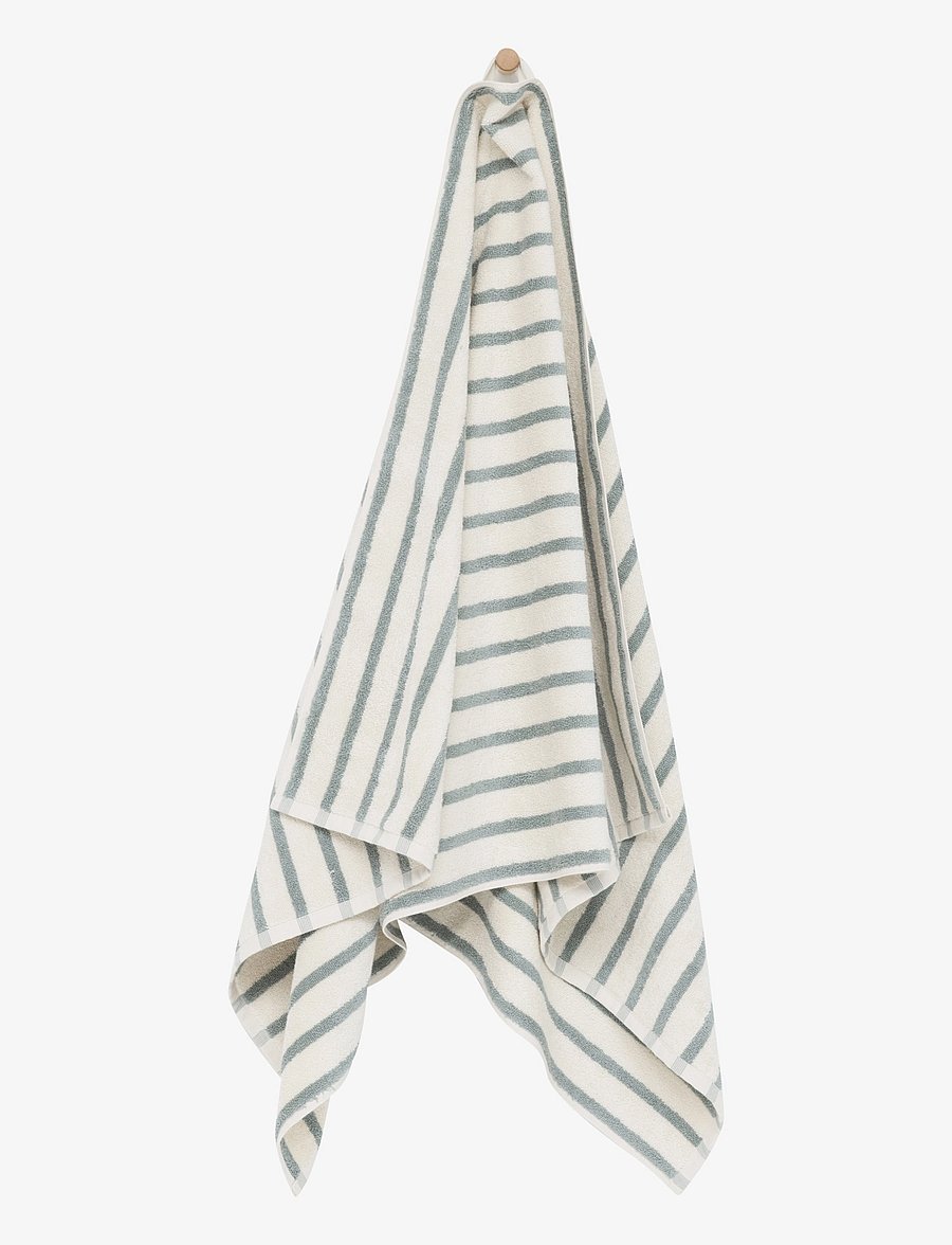 Høie of Scandinavia - Everyday Stripe cotton towel - nach preis einkaufen - aqua - 2