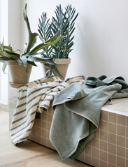 Høie of Scandinavia  - Everyday Stripe cotton towel - aqua - 2