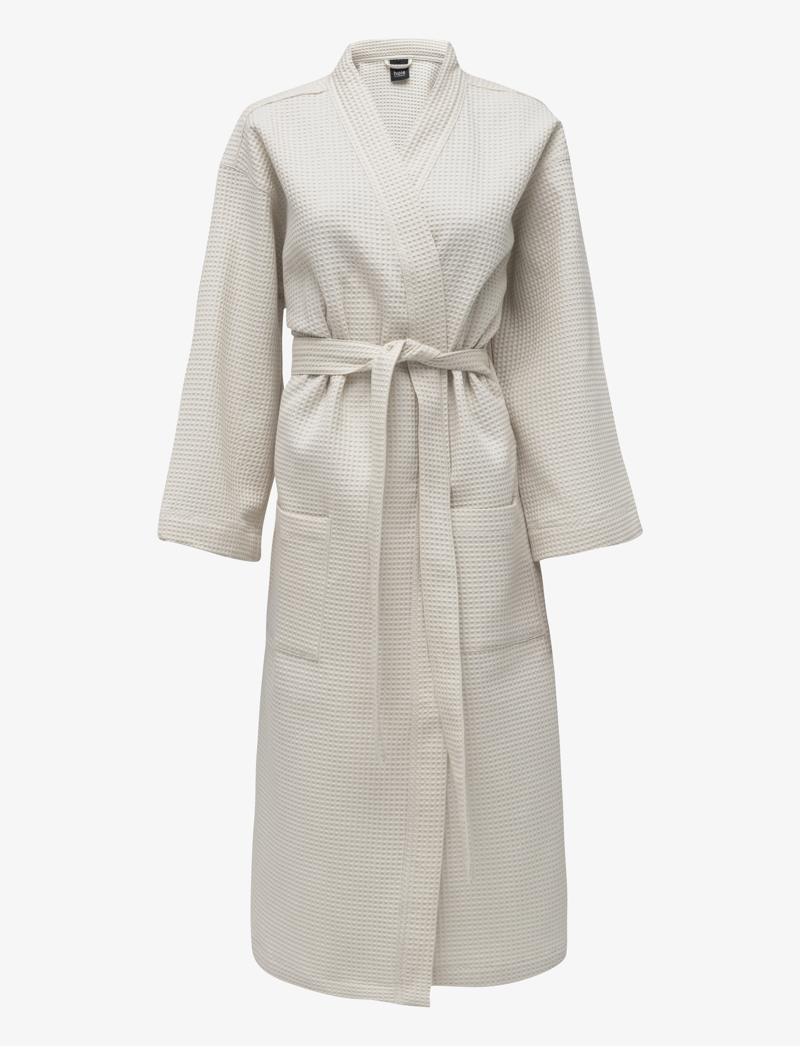 Høie of Scandinavia  Vega waffle bath robe - Robes - UNBLEACHED / cream