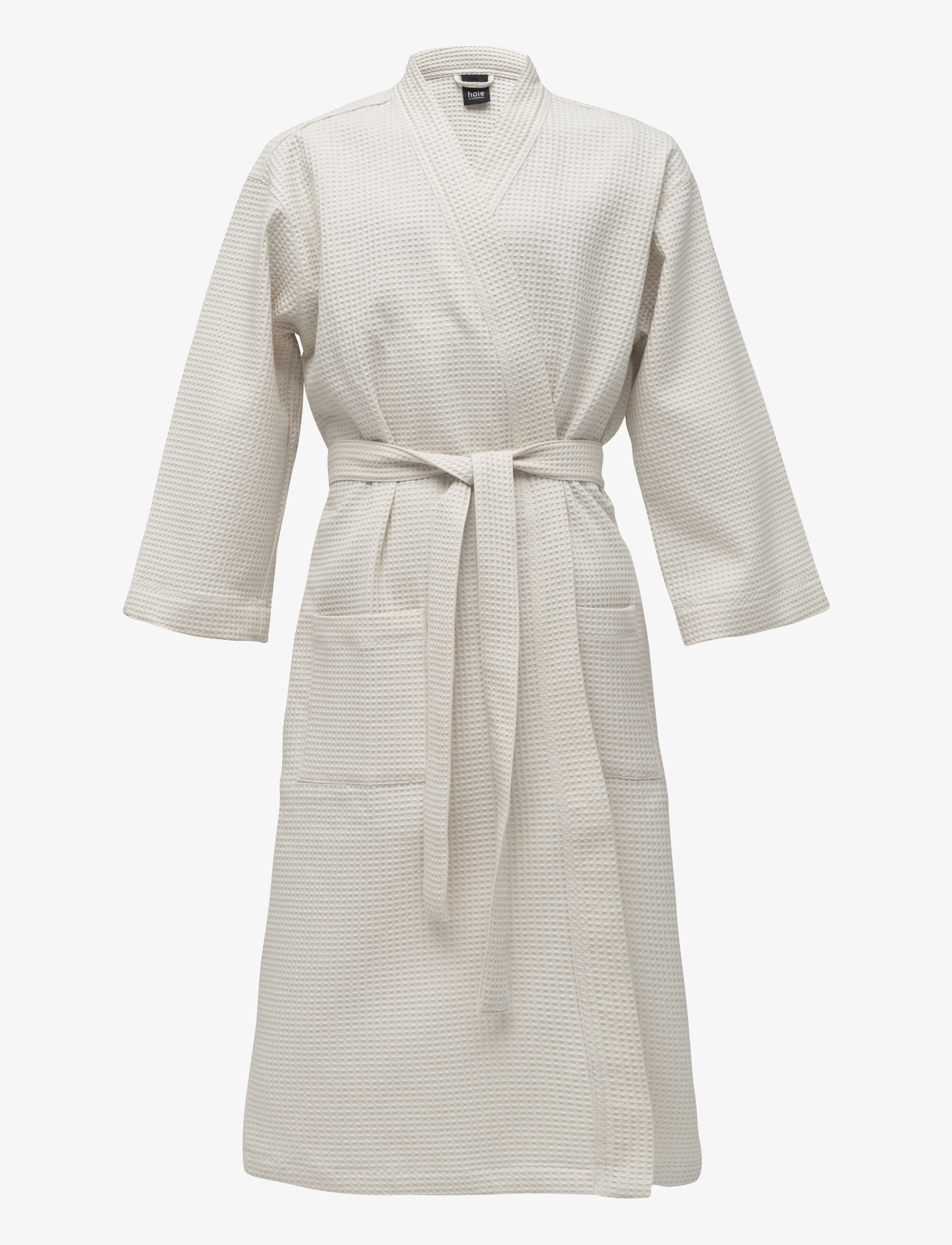 Høie of Scandinavia  Vega waffle bath robe - Robes - UNBLEACHED / cream