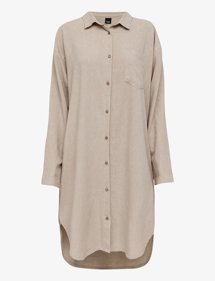 Høie of Scandinavia - Hydra Shirt - Öösärgid - beige - 1