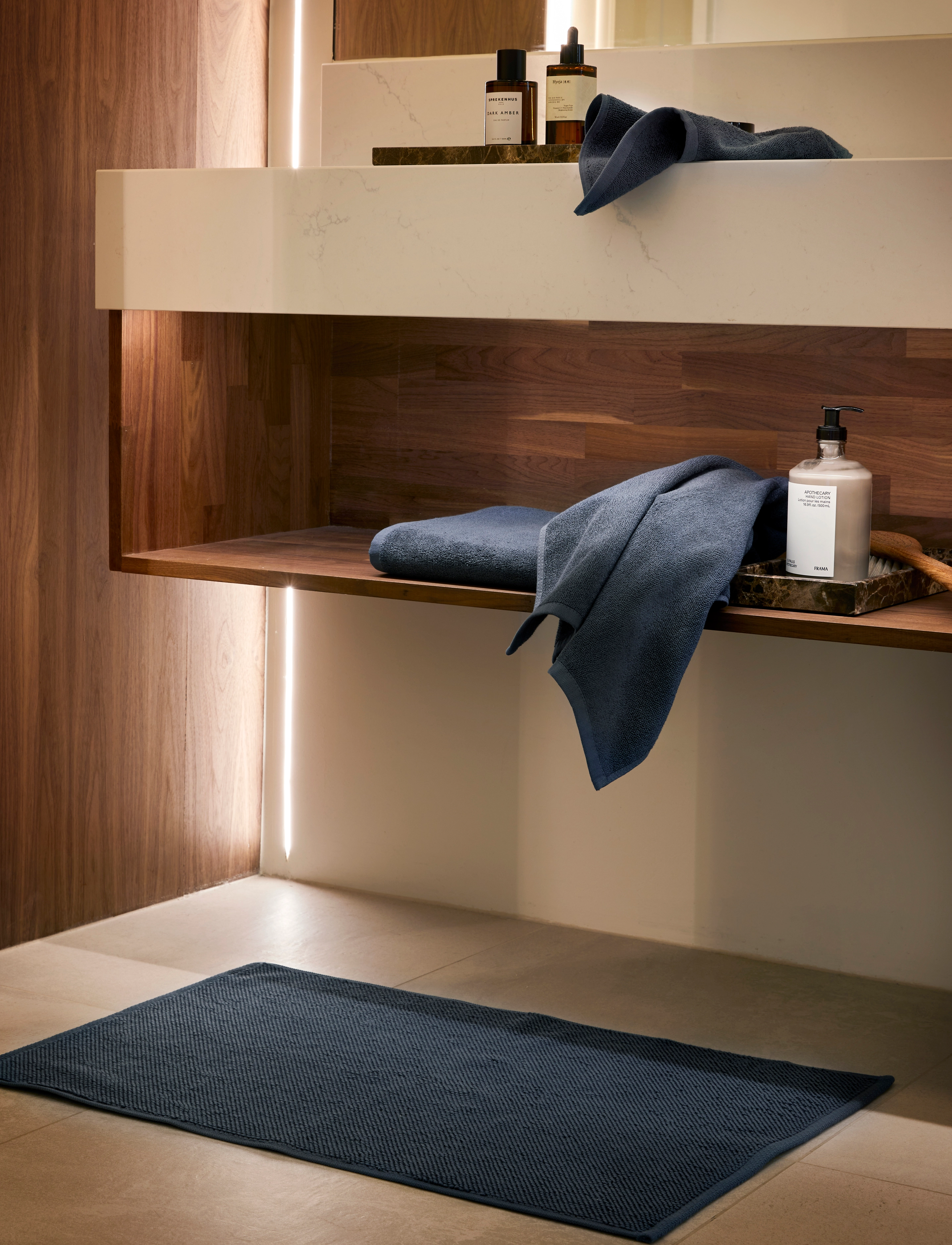 Høie of Scandinavia  - Everyday Bath Mat - laveste priser - blue - 1