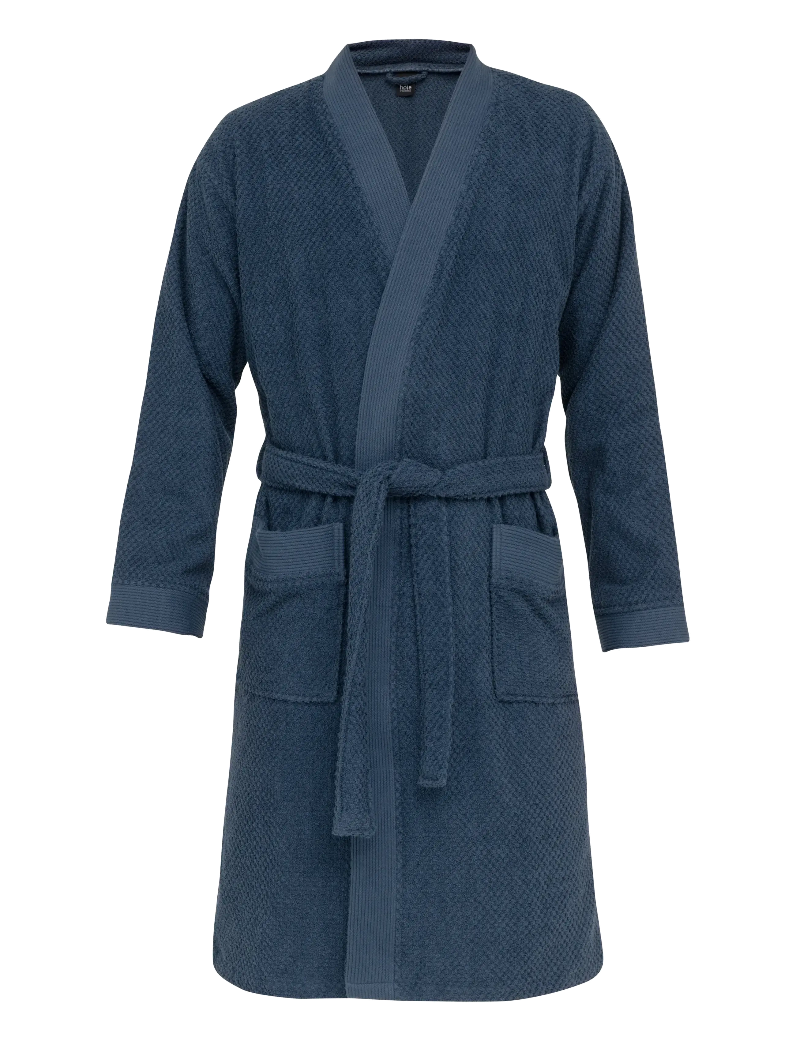 Høie of Scandinavia Luno Bath Robe, Morgenkåbe, Navy, Str: S/M