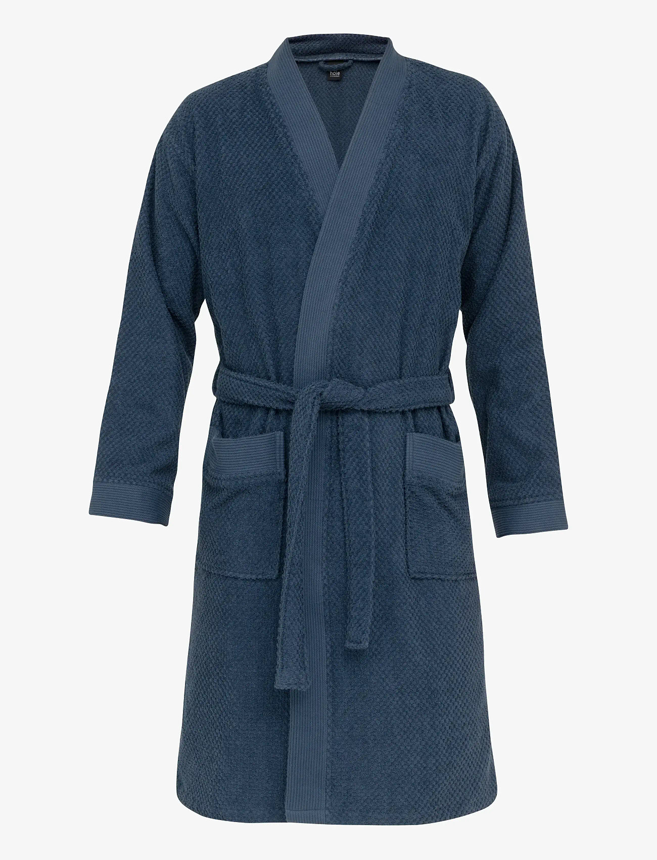 Høie of Scandinavia  - Luno bath robe - alltags-style - blue - 1