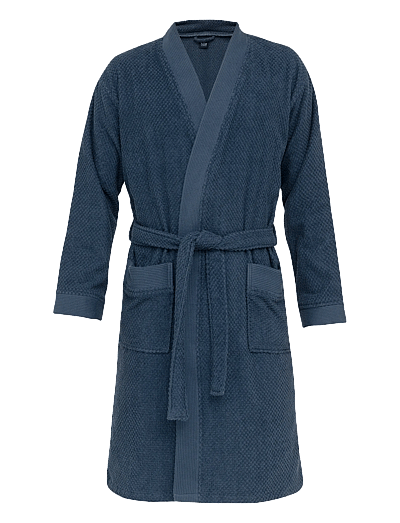 Høie of Scandinavia Luno bath robe - Kylpytakit - BLUE / navy