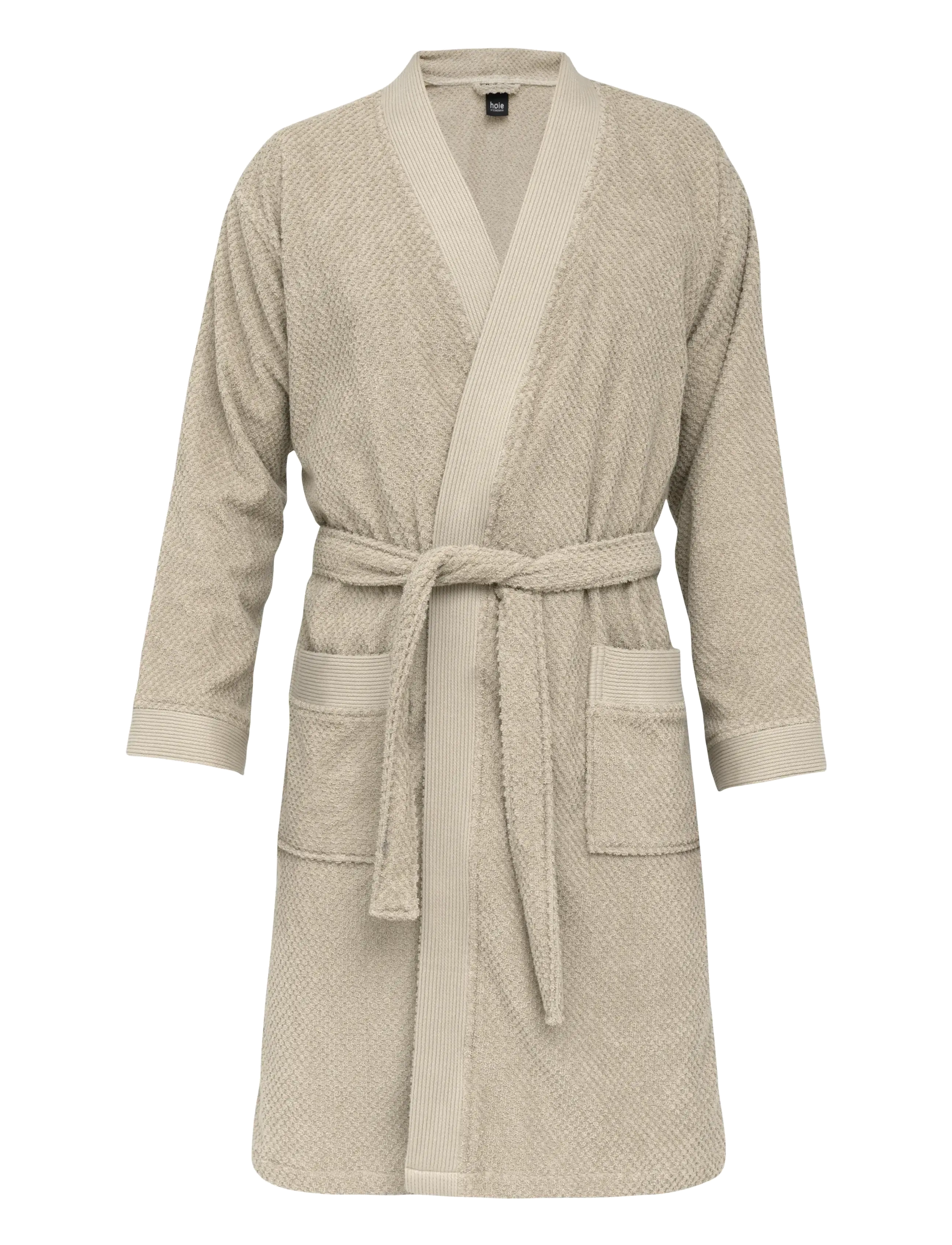 Høie of Scandinavia Luno Bath Robe, Morgenkåbe, Beige, Str: S/M