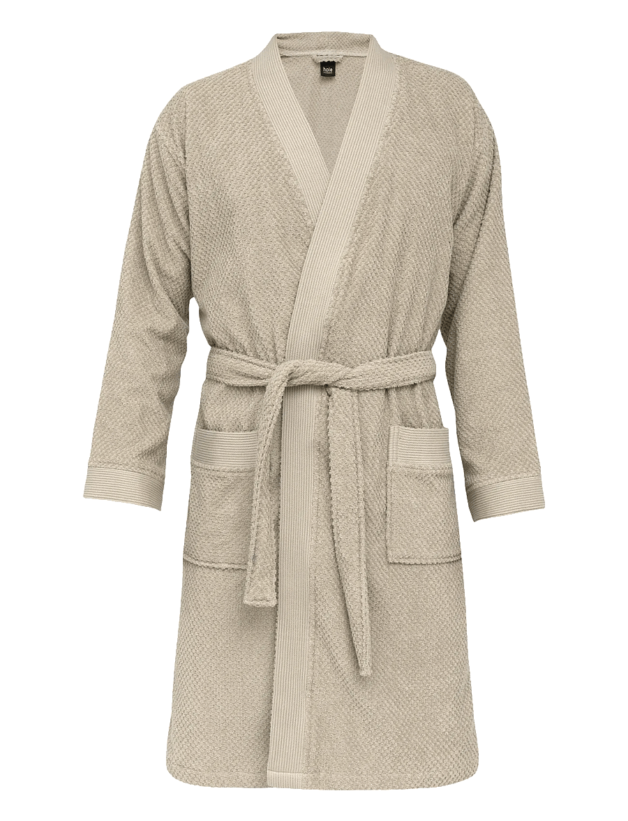 Høie of Scandinavia - Luno bath robe - alltags-style - beige - 1