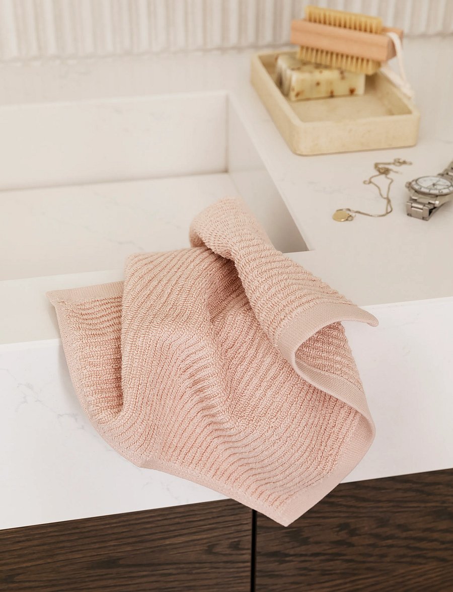Høie of Scandinavia - Moment vaskeklut dus rosa, 500 gsm - ręczniki do twarzy - soft pink - 0