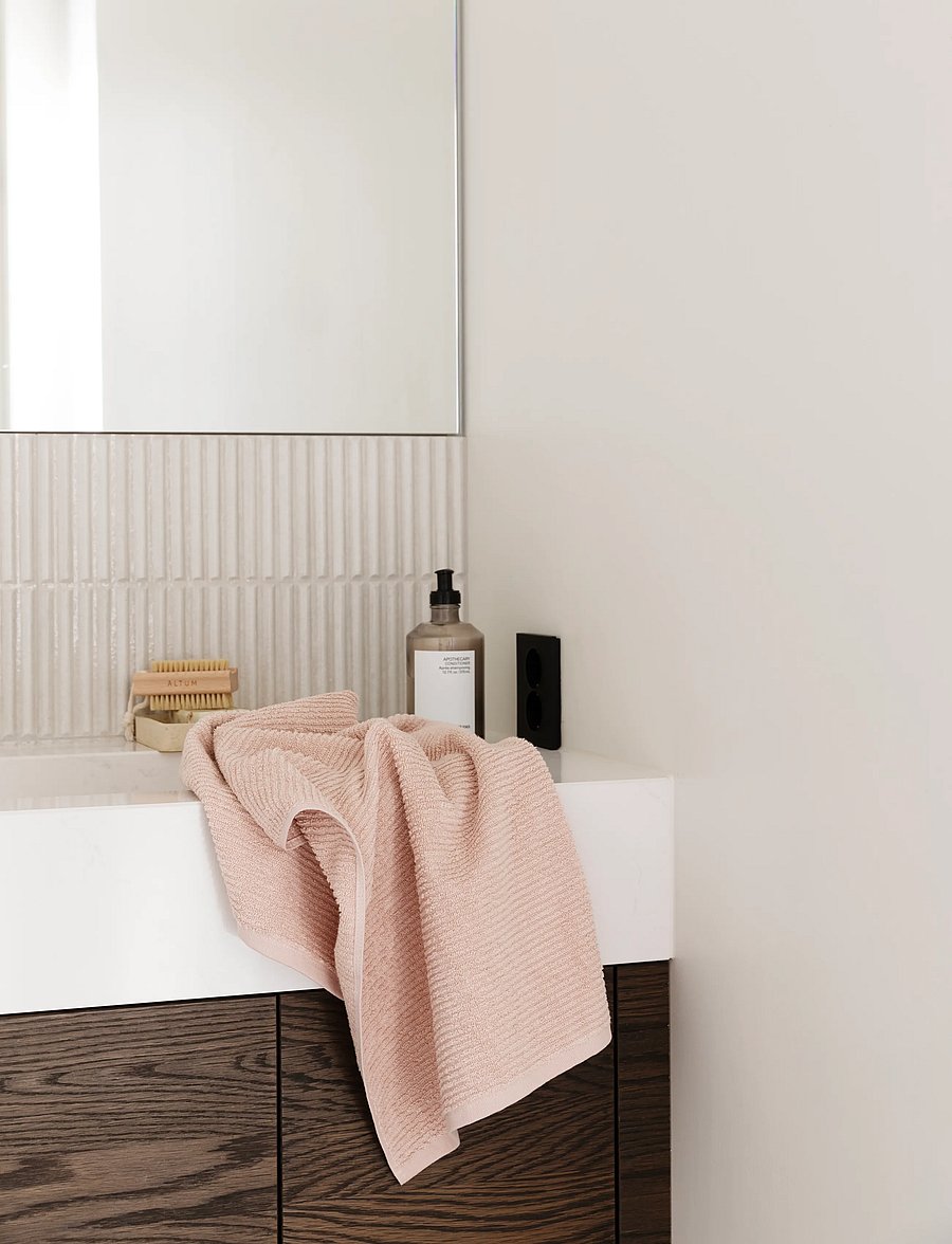 Høie of Scandinavia - Moment Hand Towel - gesichtshandtücher - soft pink - 0