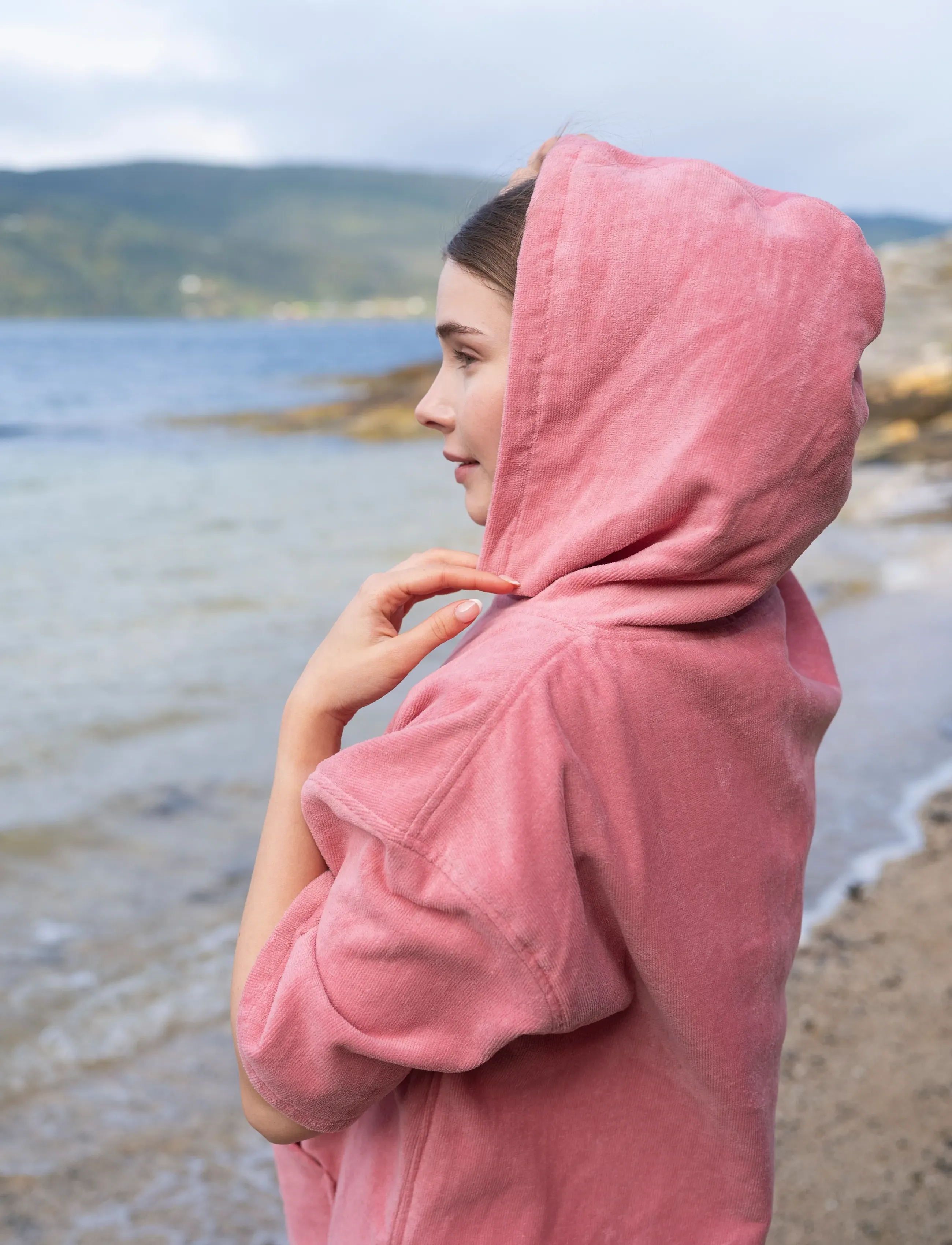 Høie of Scandinavia  - CHILL poncho - alltags-style - pink - 5
