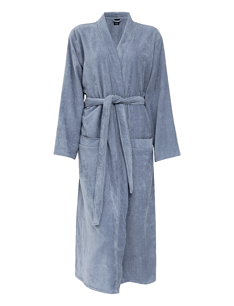 Høie of Scandinavia - Gaia bath robe - hverdags stil - denim blue - 1